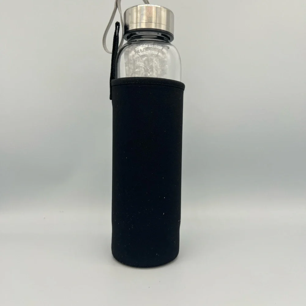 🔮HP🔮Natural Amethyst Crystal Water Bottle New - Picture 4 of 6